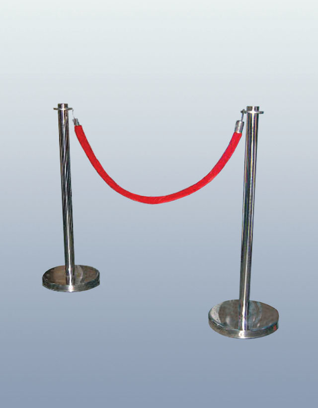 ROPE BARRICADE(Pole 1020MM Belt L2000/3000MM exhibition equipment for