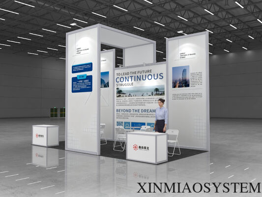 Ustomize 20X20FT Modular Aluminum Exhibition Booth Trade Show Booth For Exhibition Show Event