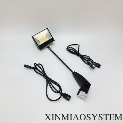 Lighting For Custom Booth with Universal Shoe Clip 8 Shape Plug 21W 25W Led Arm Light for Professional Exhibition Displays