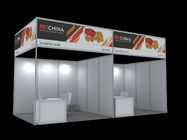 Octanorm 3x3M standard exhibition stand，vitrine dexposition aluminium,Shell scheme booth