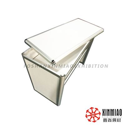 Foldable aluminum front desk of 3X3M exhibition booth, New coming exhibition folding desk