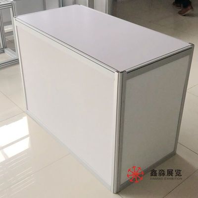 Folding desk specially widly used as the front desk of a exhibition booth,free of tool dispay deks