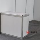 Counters of exhibition booth, counters for tradeshow stand, folding portable counter folded free of tool