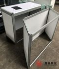 Counters of exhibition booth, counters for tradeshow stand, folding portable counter folded free of tool