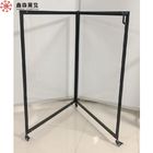 Aluminum Frame Acrylic Partition Screen Mobile Restaurant Clear Polycarbonate Room Divider