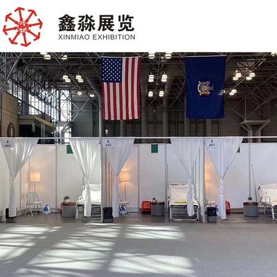 Fast Installation Aluminum Portable Temporary Modular Square Mobile Cabin Hospital in Stock