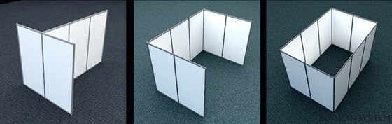 Modular Wall Panels&Room Partitions,Movable Full Assembly Cost-Effective Modular Wall Systems,exhibition wall panels