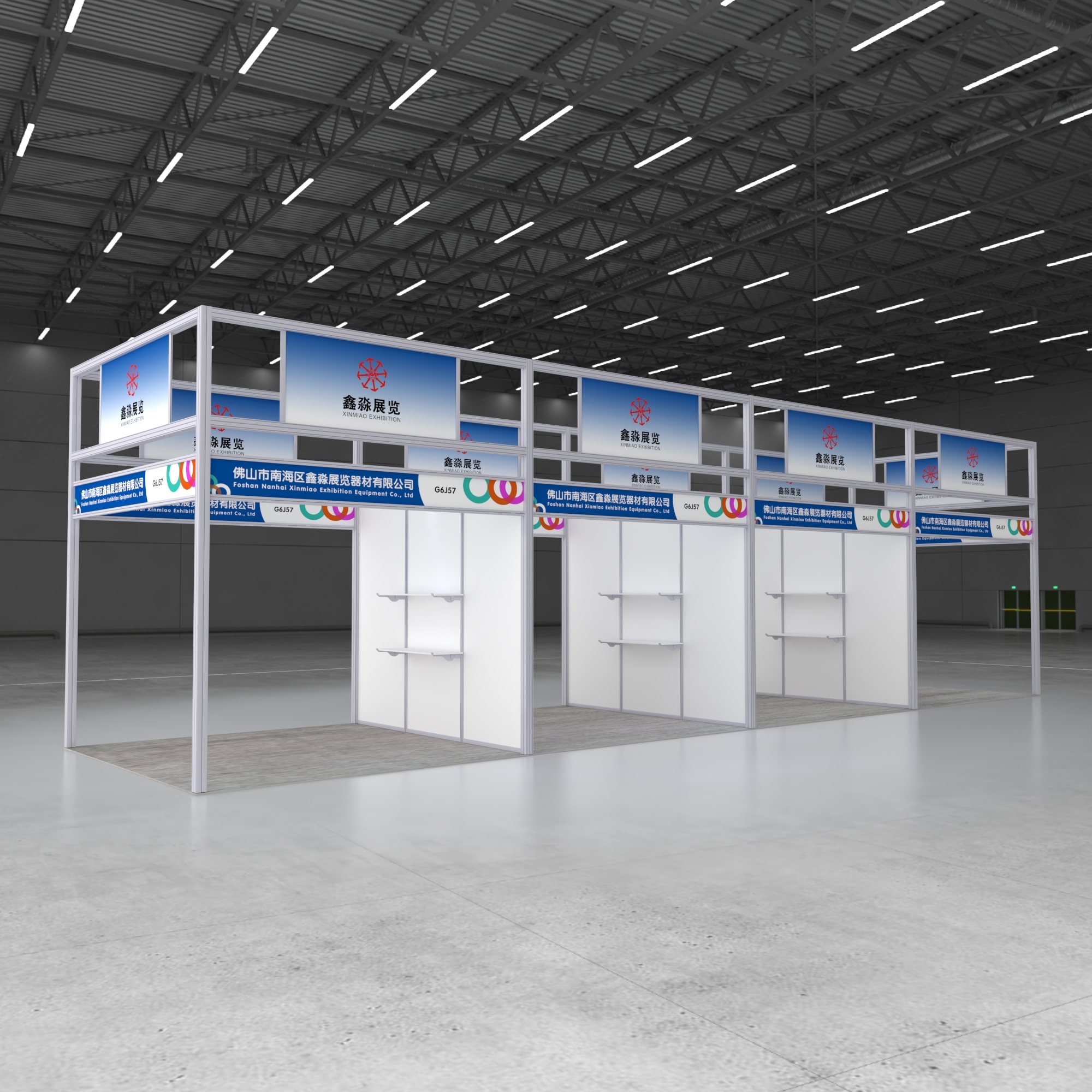 Hot Sale Shell Scheme Booths Modular Exhibition Product Trade Show ...
