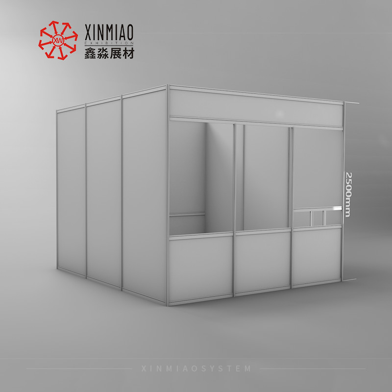 3X3M Custom Exhibition Booth With Door For Indoor Use,Modular Aluminum ...