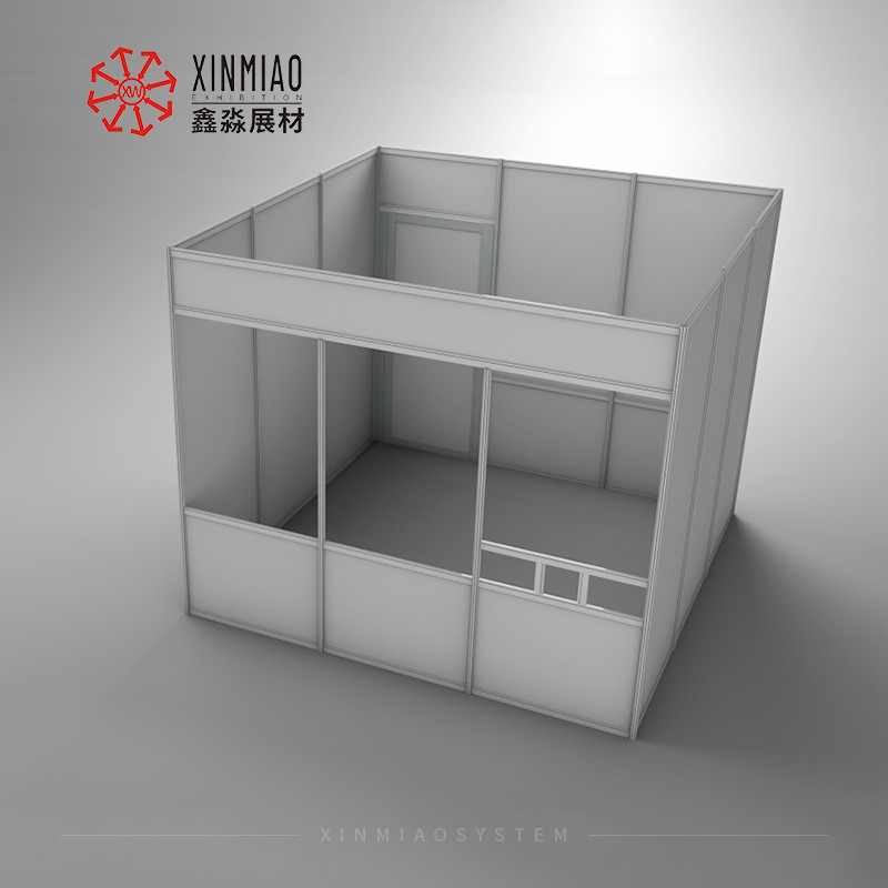 3X3M Custom Exhibition Booth With Door For Indoor Use,Modular Aluminum ...
