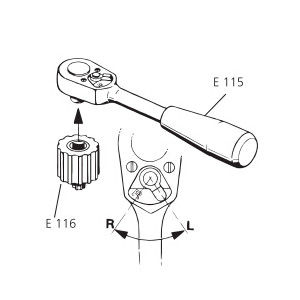 XM-A104 T30 Ratchet wrench Specially for Tension Lock Exhibition Equipment Supplier In China