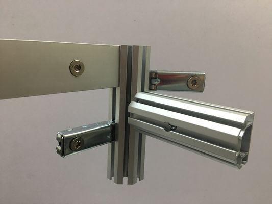 Zinc Lock connector for oc t aluminum profiles, lock sets of exhibition systems