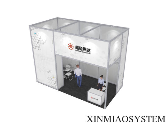 Ustomize 20X20FT Modular Aluminum Exhibition Booth Trade Show Booth For Exhibition Show Event