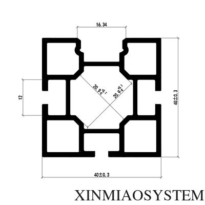 Custom Design Aluminum Profiles For Custom Stand Including Cutting Customization Options with Thermal Conductivity Performance
