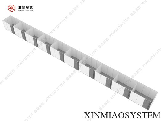 Exhibition Booth Modular Aluminum Construction Easy To Set Up Reusable And Waterproof Suitable For Medical Quarantine