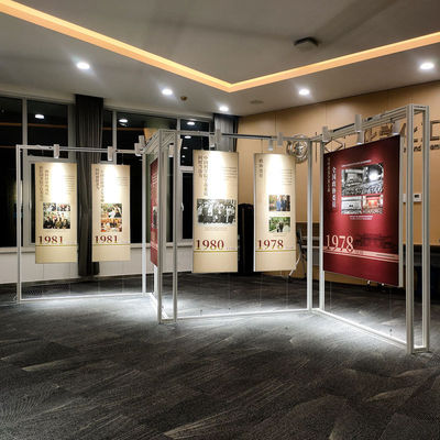 Kiosk & Screen Style Display Stands | Floor Displays with Cable Systems for displaying graphic panels, posters, artwork,