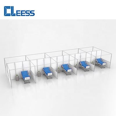 Fast Installation Aluminum Portable Temporary Modular Square Mobile Cabin Hospital in Stock