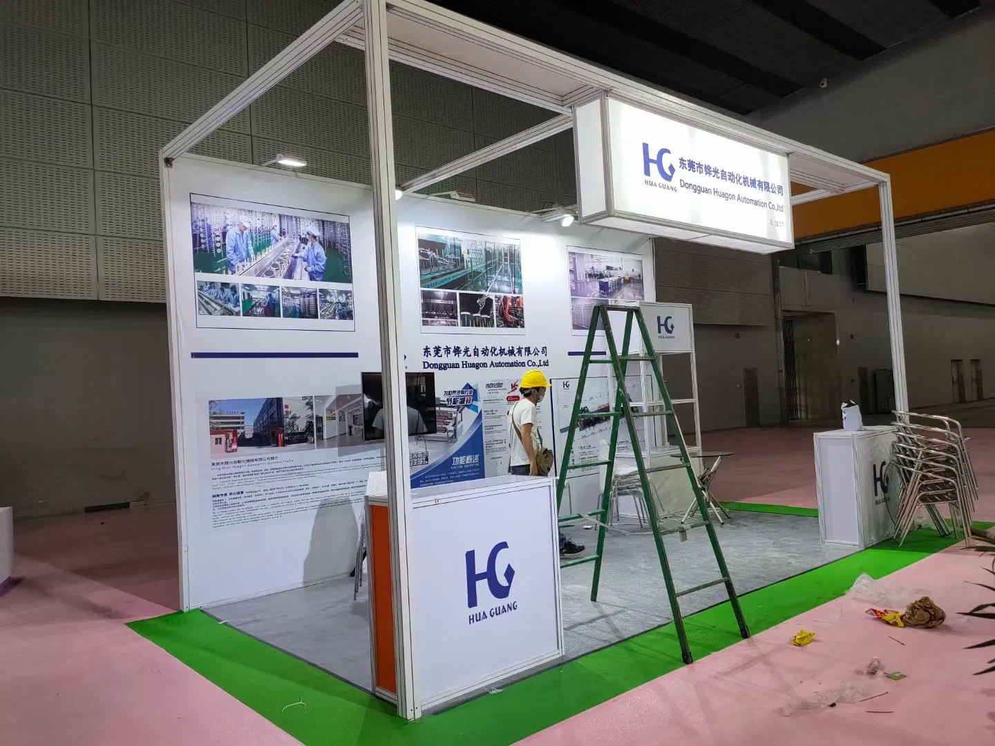 3x3x3.5m Upgreaded Shell Scheme Stand For Exhibition and Expo,Octanorm and Maxima system Booth Supplier in China 4