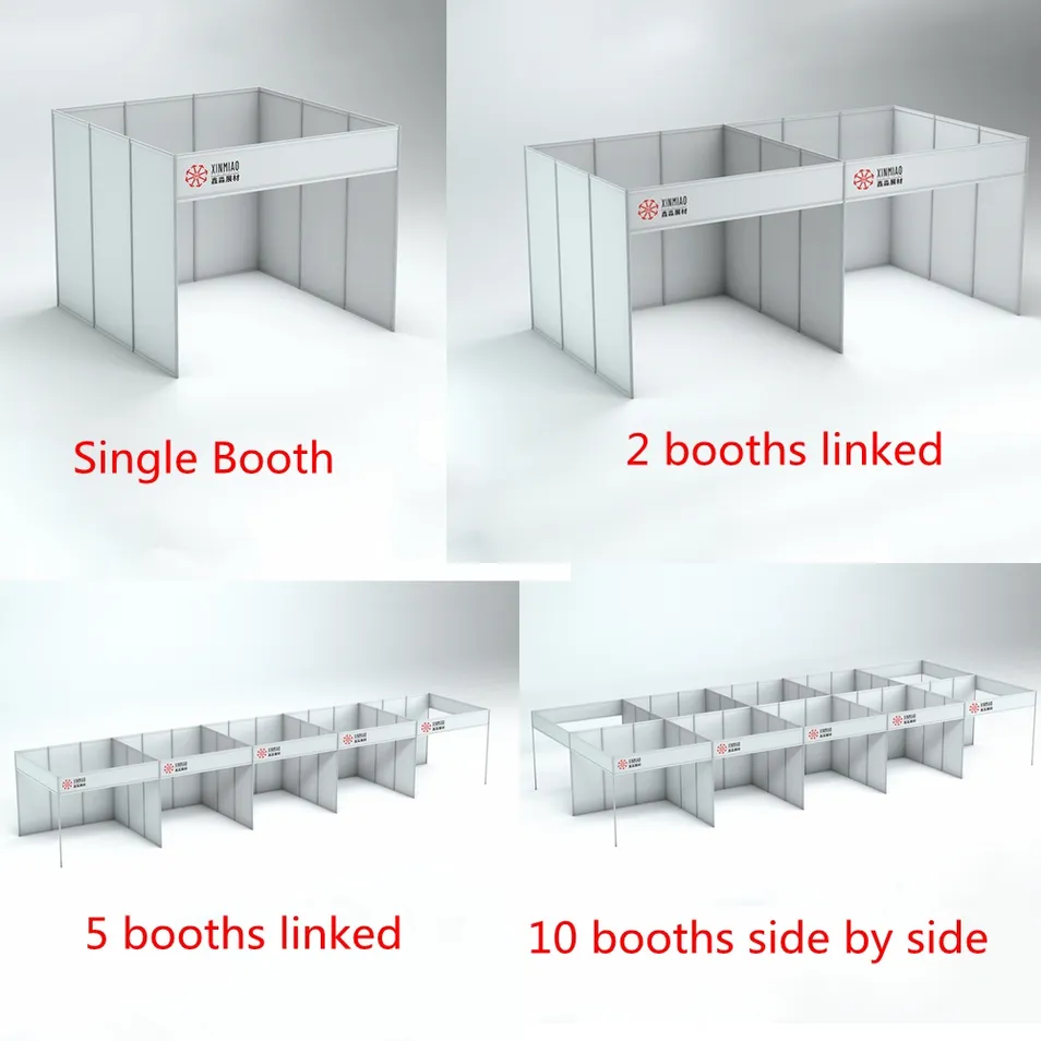 Qatar Expo 3x3M Shell Scheme Booth for Tradeshow And Event, Chinese Chaep Aluminum Exhibition Stand Supplier 2