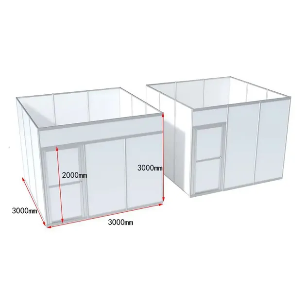 Qatar Expo 3x3M Shell Scheme Booth for Tradeshow And Event, Chinese Chaep Aluminum Exhibition Stand Supplier 5