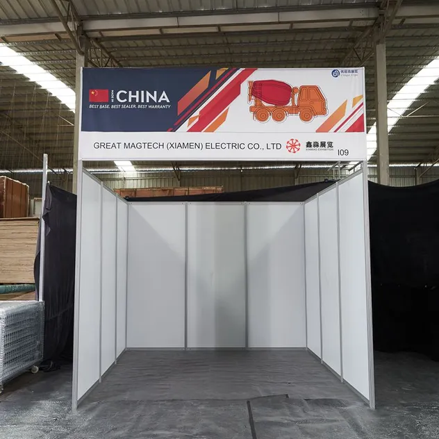 Qatar Expo 3x3M Shell Scheme Booth for Tradeshow And Event, Chinese Chaep Aluminum Exhibition Stand Supplier 6